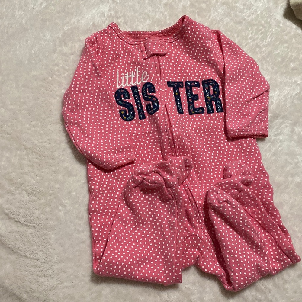 Carters footed onesie